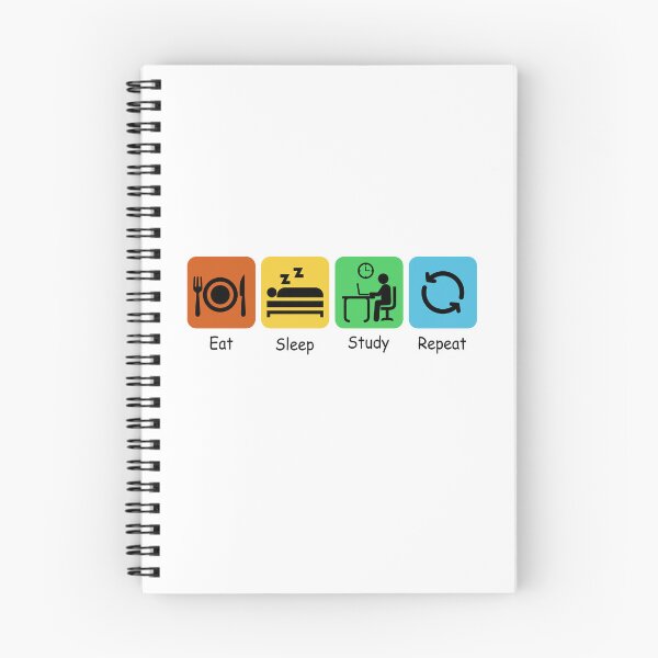 Item preview, Eat, Sleep, Study, Repeat | Student | University Student designed and sold by BarbiePearl.