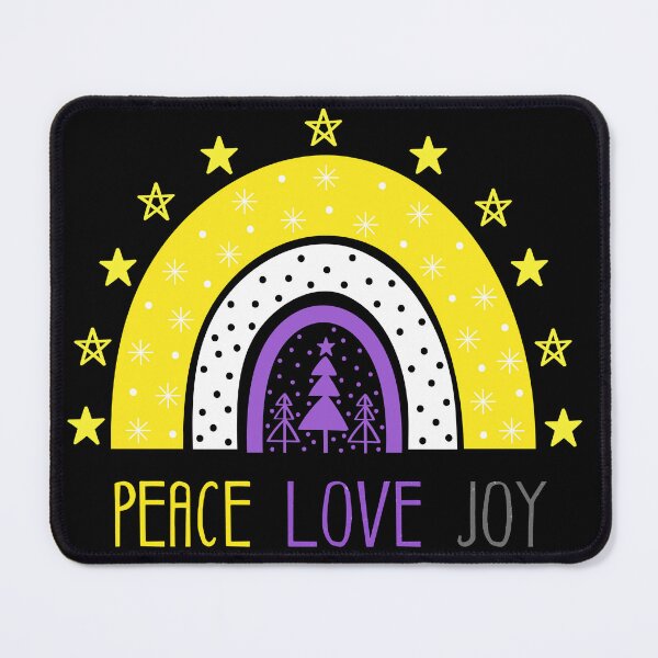 Item preview, Nonbinary Christmas Rainbow designed and sold by koenluipaard.