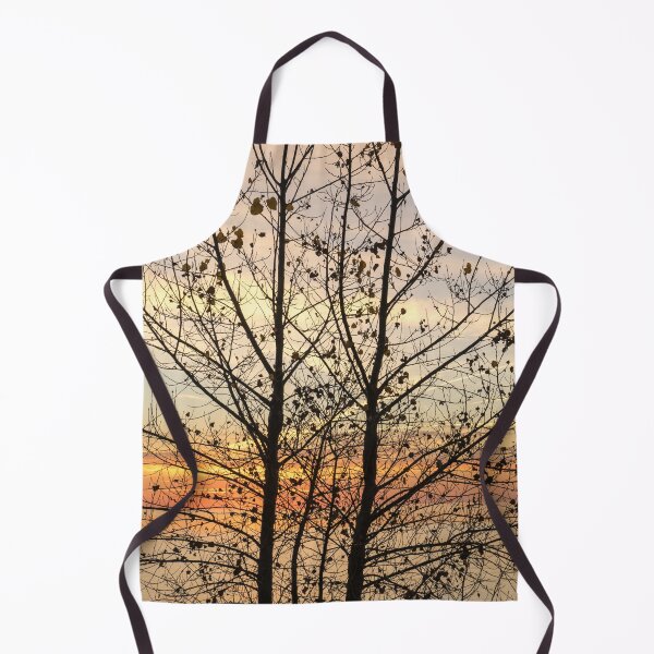 Item preview, Lacy Poplar Screen - Glorious Autumn Sunrise on the Lakeshore designed and sold by Georgia Mizuleva.