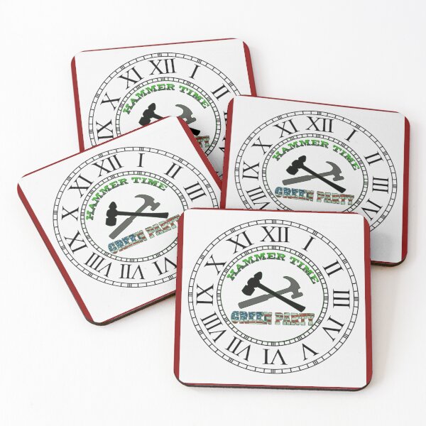 Item preview, Green Hammer Time Clock H1 designed and sold by Art-by-Geoff.
