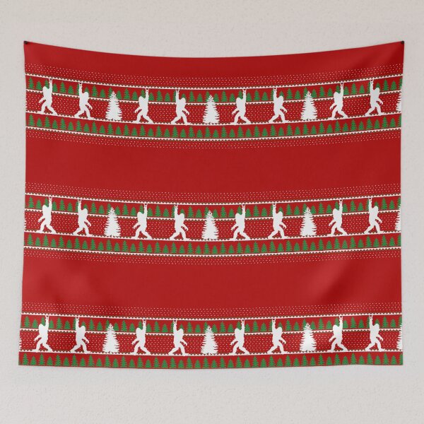 Item preview, Funny bigfoot ugly Christmas sweater designed and sold by Tanuja  Sharma.