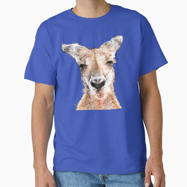 Vista previa del artículo con la obra «Skippy The Abstract Bush Kangaroo», diseñado y vendido por lizahdesign.
