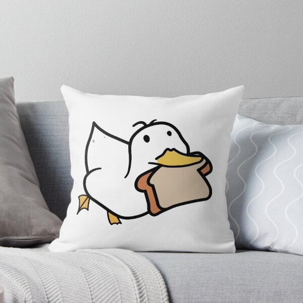 Item preview, Copy of cute duck running with bread, funny  designed and sold by SINANSHOP.