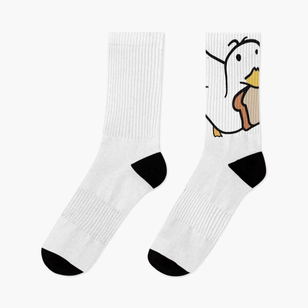 Item preview, Copy of cute duck running with bread, funny  designed and sold by SINANSHOP.
