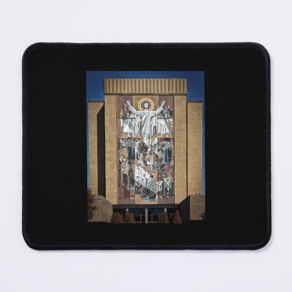Item preview, notre dames touchdown jesus mountain dreams designed and sold by gabaraysupm.