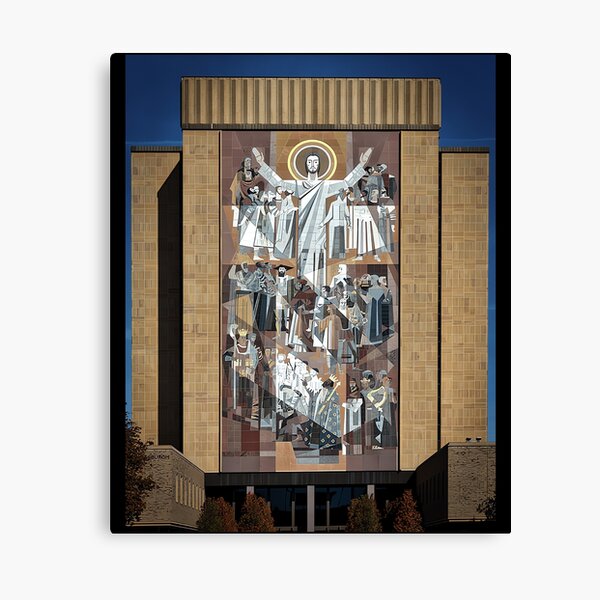 Item preview, notre dames touchdown jesus mountain dreams designed and sold by gabaraysupm.