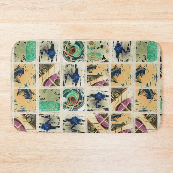 Item preview, Patchwork Pattern Abstract Art Retro Vintage edition   designed and sold by Svetlana  Horvat.