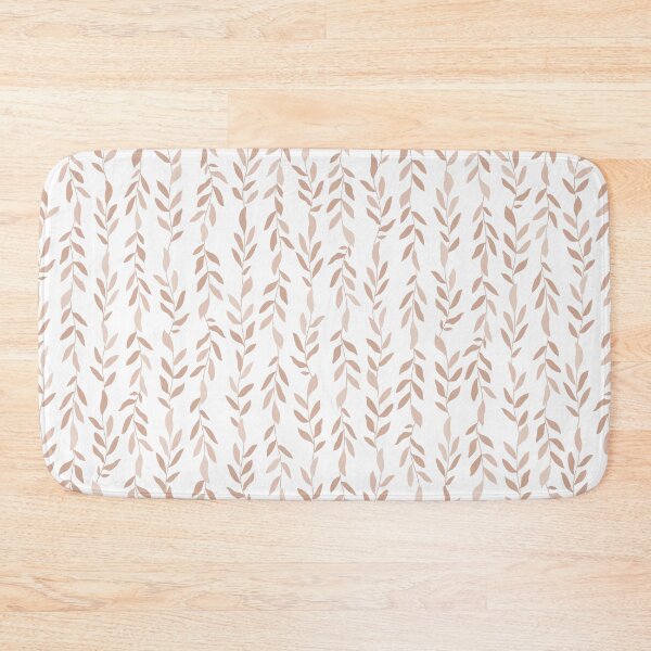 Item preview, Taupe Minimal Leaves Pattern designed and sold by sorbetedelimon.