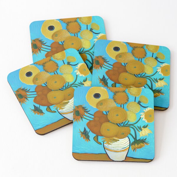 Item preview, Van Gogh Inspired - Vintage Yellow Sunflowers designed and sold by meggydesigns.
