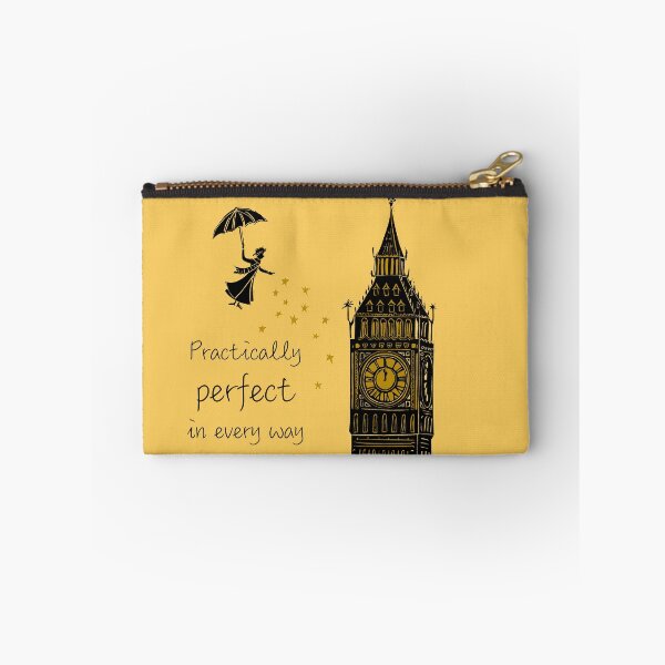 Item preview, Mary Poppins Practically Perfect in Every Way Linocut on Yellow designed and sold by Maddy Bennett.