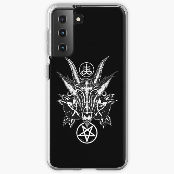 Baphoment and Satanic Symbols - Art By Kev G Samsung Galaxy Soft Case