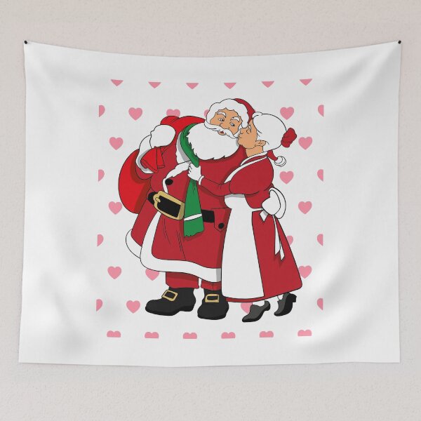 Item preview, Merry Christmas, Mrs and Mr Claus showing love designed and sold by TravelAl.