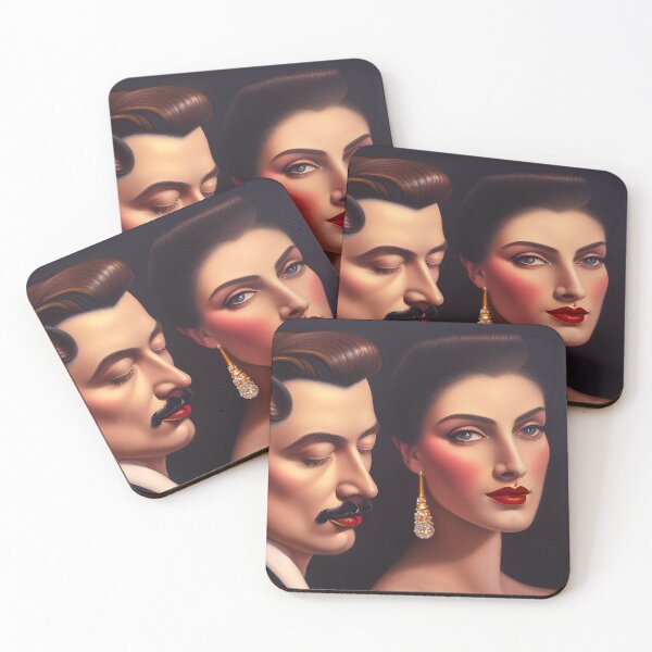 Item preview, Elegant Couple in the style of Vladimir Tretchikoff designed and sold by The-11th-Floor.