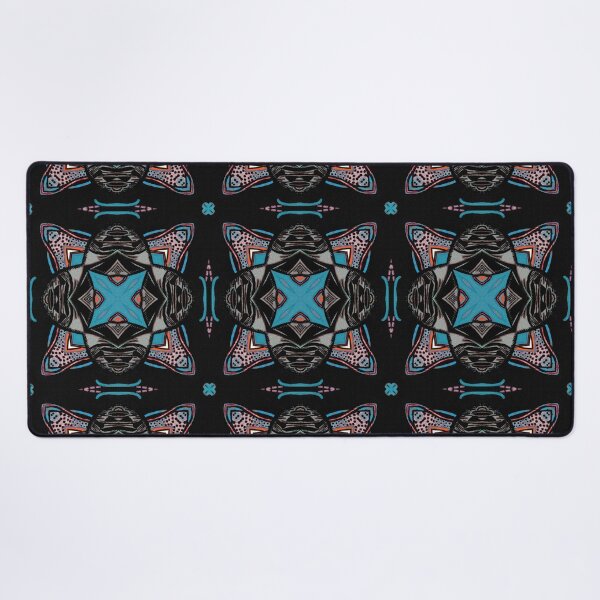 Item preview, Bold Abstract Black & Blue Pattern Animal Print designed and sold by theUrbanPixelco.