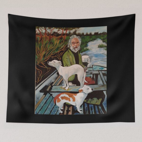 Item preview, New Goodfellas Painting Old Man with Two Dogs Men designed and sold by aldiqssurugam.