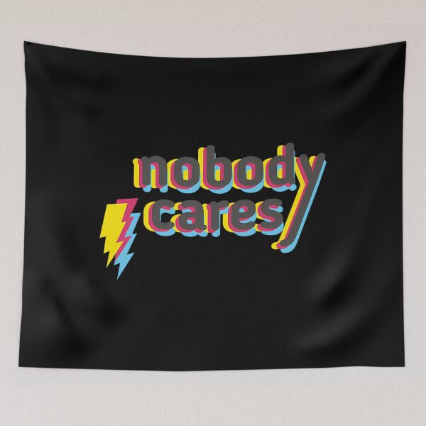 Item preview, nobody cares retro style jacob zelazny transparent designed and sold by intoreartenss.