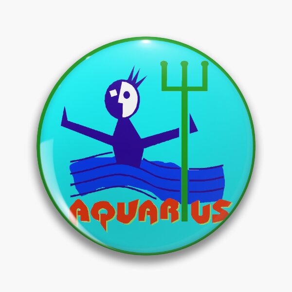 Item preview, Aquarius Zodiac Funny Sign designed and sold by ArtGraffita.