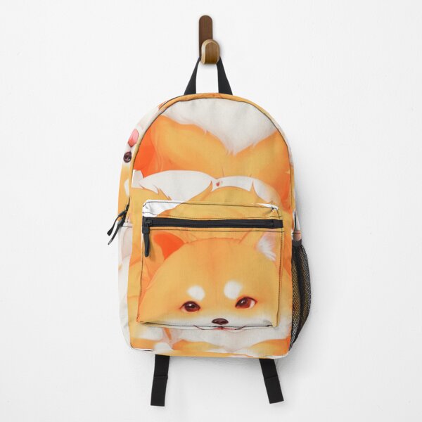 Item preview, a family of 4 fluffy shiba inu dogs laying down for a family picture facing the viewer designed and sold by Pinghing.