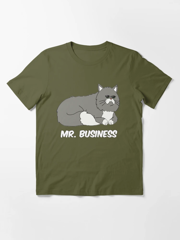 Mr business 2024 cat shirt