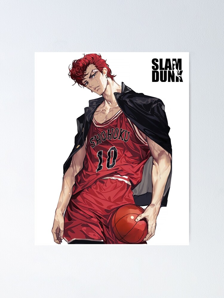 Slam Dunk Hanamichi Sakuragi Poster for Sale by PlainMotif