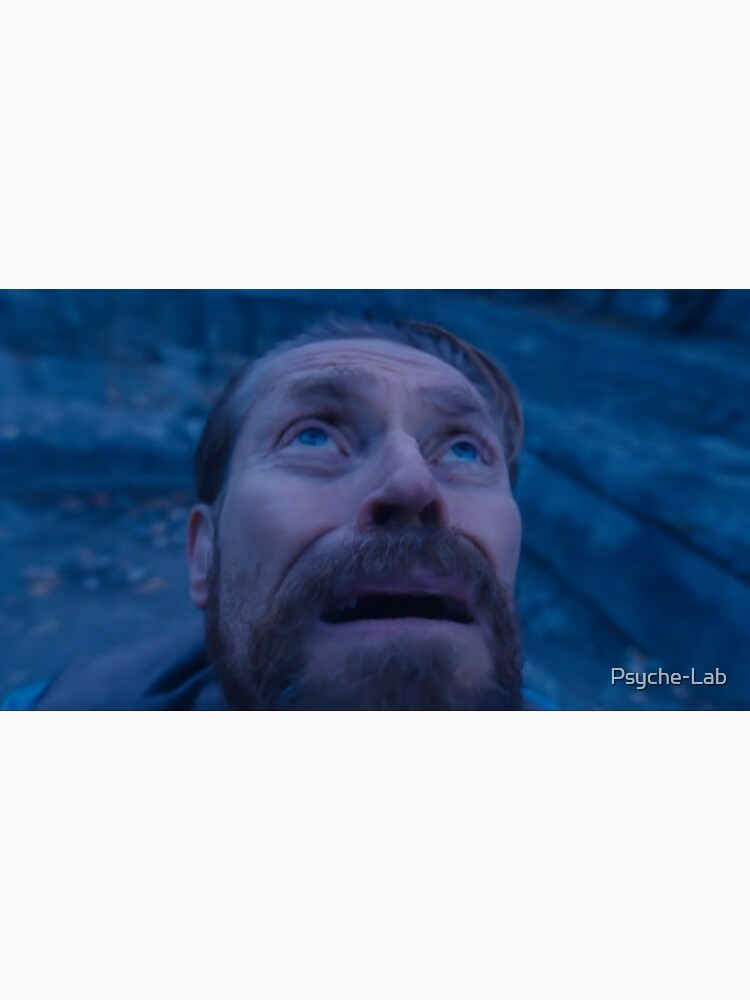 "Willem Dafoe looking up" Poster for Sale by PsycheLab Redbubble