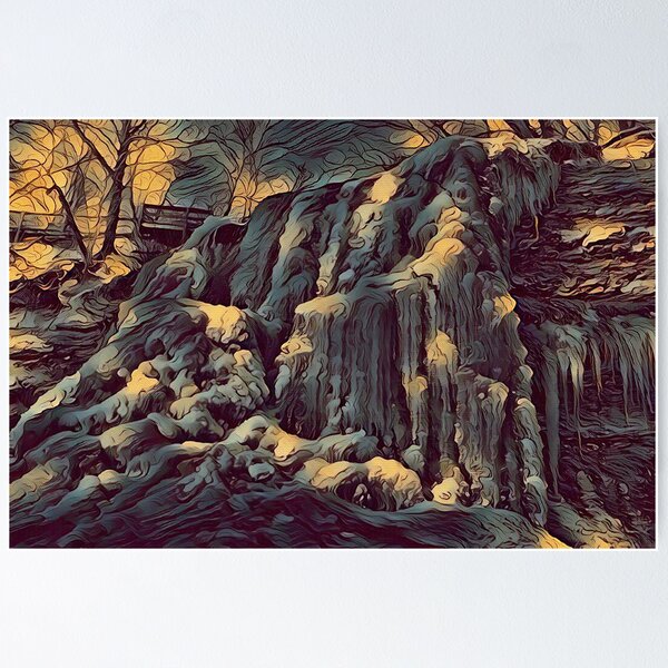 Item preview, The Frozen Falls  - Waterfall Art Collection - spcreationsco22 designed and sold by SpCreationsCo22.