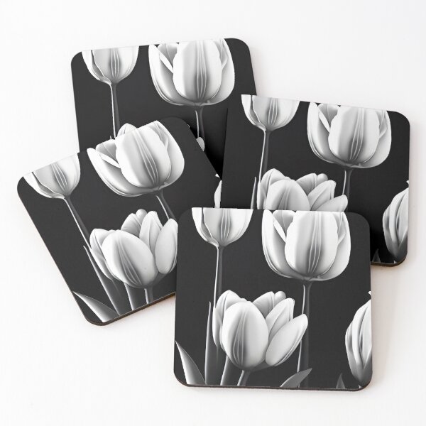 Item preview, White tulips  designed and sold by OverAltruist.