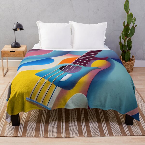 Item preview, The Surrealistic Guitar in Pastel Colors designed and sold by KOTOdesign.