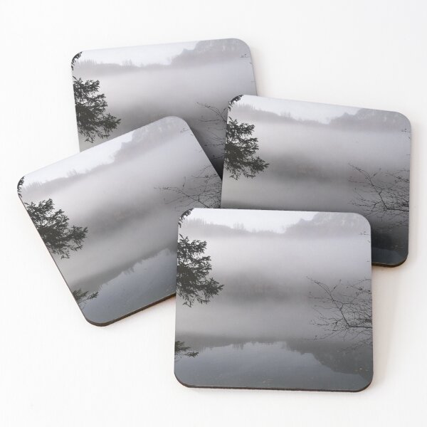 Item preview, Lake in the autumn fog designed and sold by Roland69.