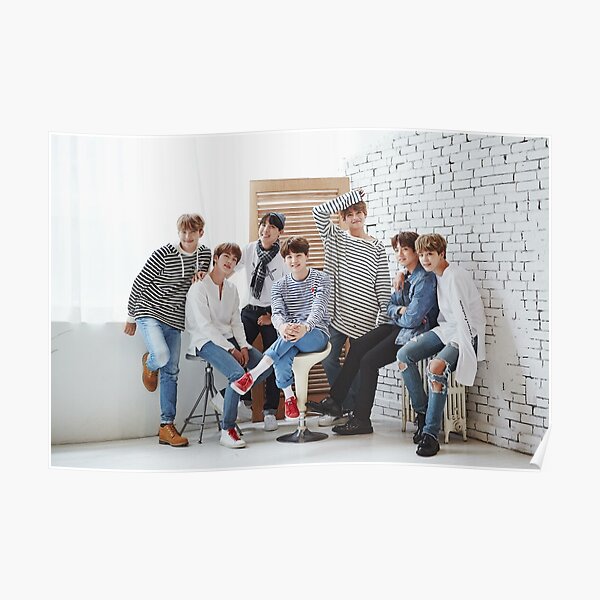 Photo de groupe BTS Poster