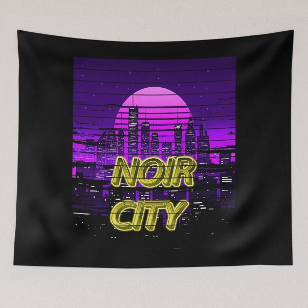 Item preview, Noir City Vaporwave Outrun Synthwave Aesthetic designed and sold by intoreartenss.