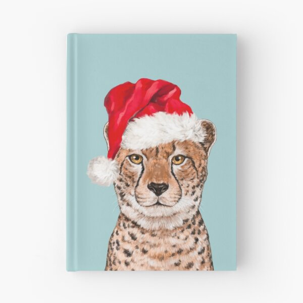Item preview, Christmas Cheetah in Blue designed and sold by bignosework.