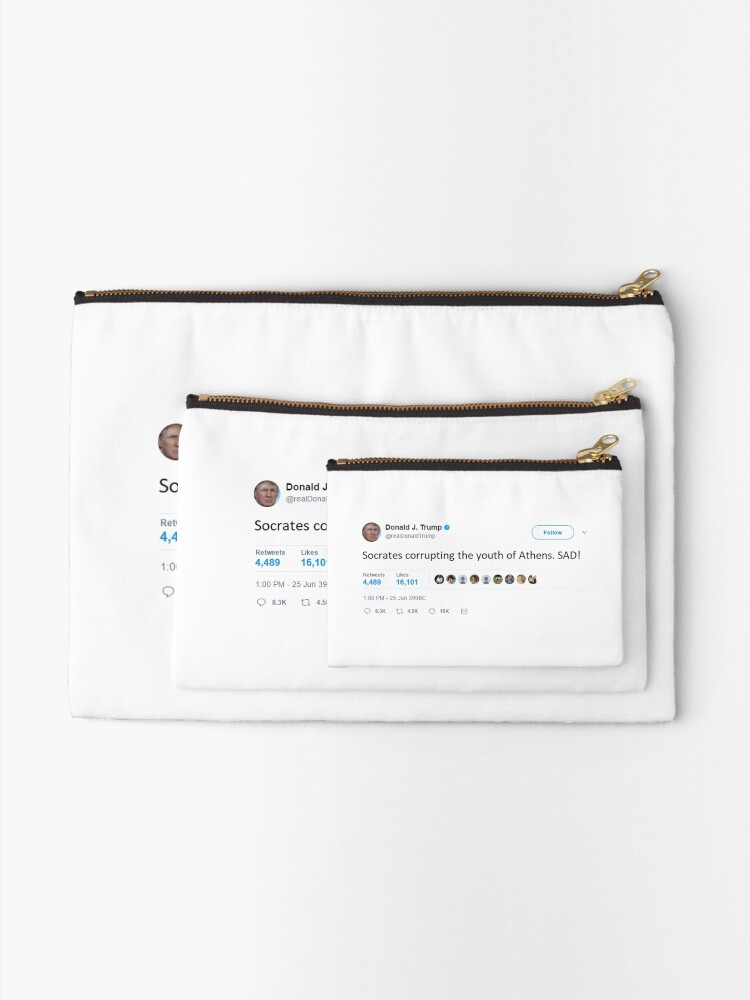 Alternate view of WAKE UP AMERICA! Zipper Pouch
