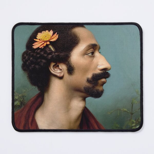 Item preview, Black Man with flower in hair designed and sold by The-11th-Floor.