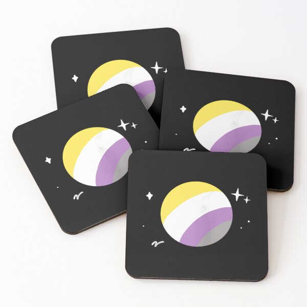 Item preview, Nonbinary Planet Lgbtqia Pride Flag Aesthetic Spac designed and sold by intoreartenss.