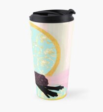 A Woman's Night Out In Gold I, feminine home fashion Travel Mug