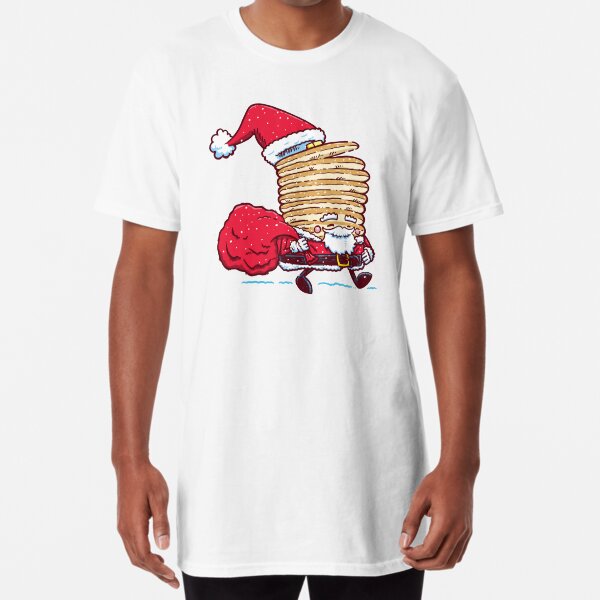 Santa Pancake Long T-Shirt
