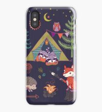 Woodland Animals Campout iPhone Case