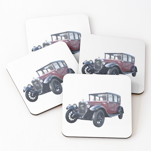 Item preview, Red Vintage Car from The London Bus Museum No. 1 designed and sold by CrystalsArtPaws.