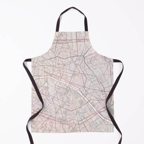 Item preview, Paris Map, Paris City, City Map designed and sold by TheRedFinch.