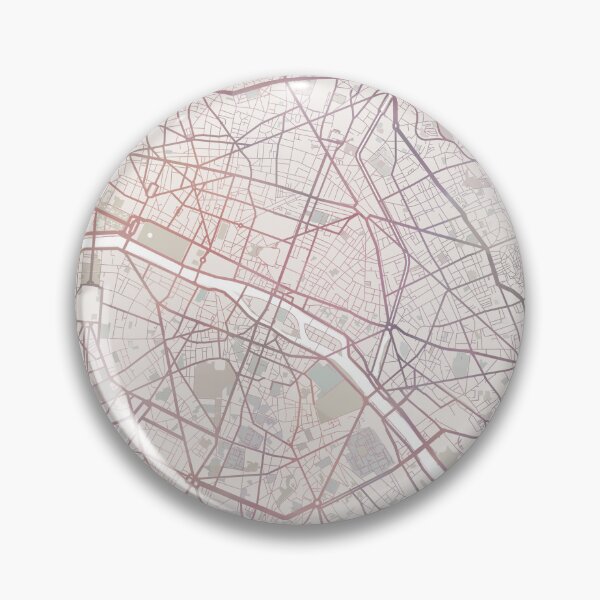 Item preview, Paris Map, Paris City, City Map designed and sold by TheRedFinch.