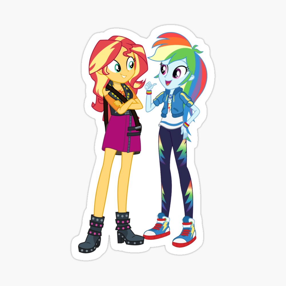 Rainbow Dash and Sunset Shimmer