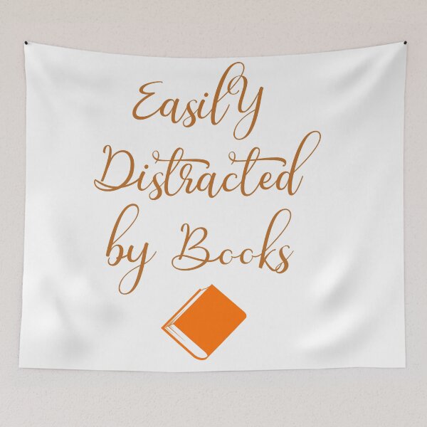 Item preview, me distraigo fácilmente con los libros designed and sold by graycoast.