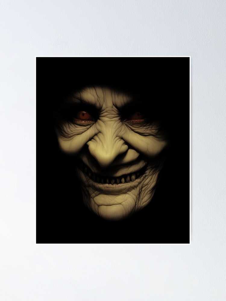 Scary Face Poster 