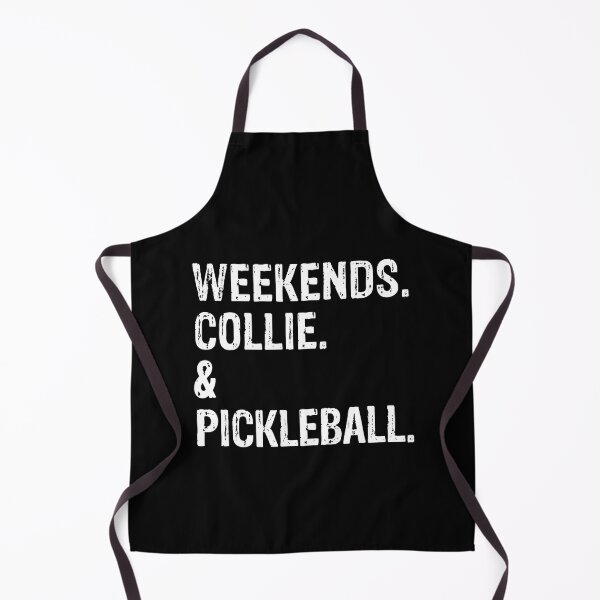 Item preview, Weekends Collie and Pickleball - Funny Collie Dog Gift  designed and sold by Guarddogdrive.