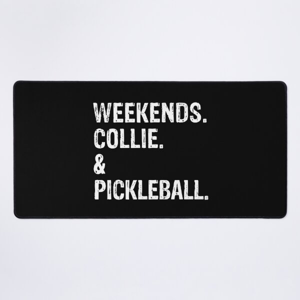 Item preview, Weekends Collie and Pickleball - Funny Collie Dog Gift designed and sold by Guarddogdrive.