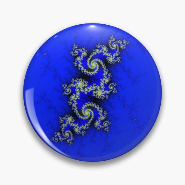 Item preview, Fractal Blue Chaos Dragon designed and sold by dasraiser.