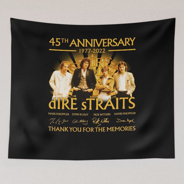 Item preview, 45th Anniversary 1977 2022 Dire Straits Signature Thank You For The Memories designed and sold by roritahamzeei.