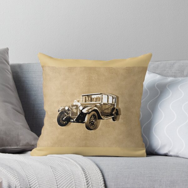 Item preview, Distressed Red Vintage Car from The London Bus Museum No. 2 designed and sold by CrystalsArtPaws.