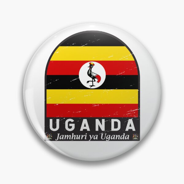 Item preview, Uganda Flag Emblem Distressed Vintage designed and sold by KrisSidDesigns.